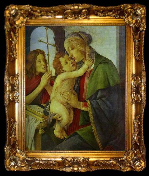 framed  Sandro Botticelli Virgin and Child with the Infant St. John. After, ta009-2
